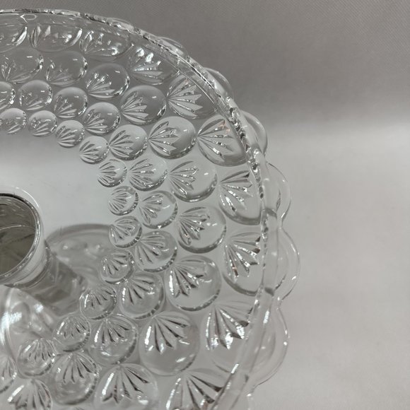 Antique EAPG McKee Bros Yale Pattern Glass Pedestal Cake Stand - Picture 6 of 10